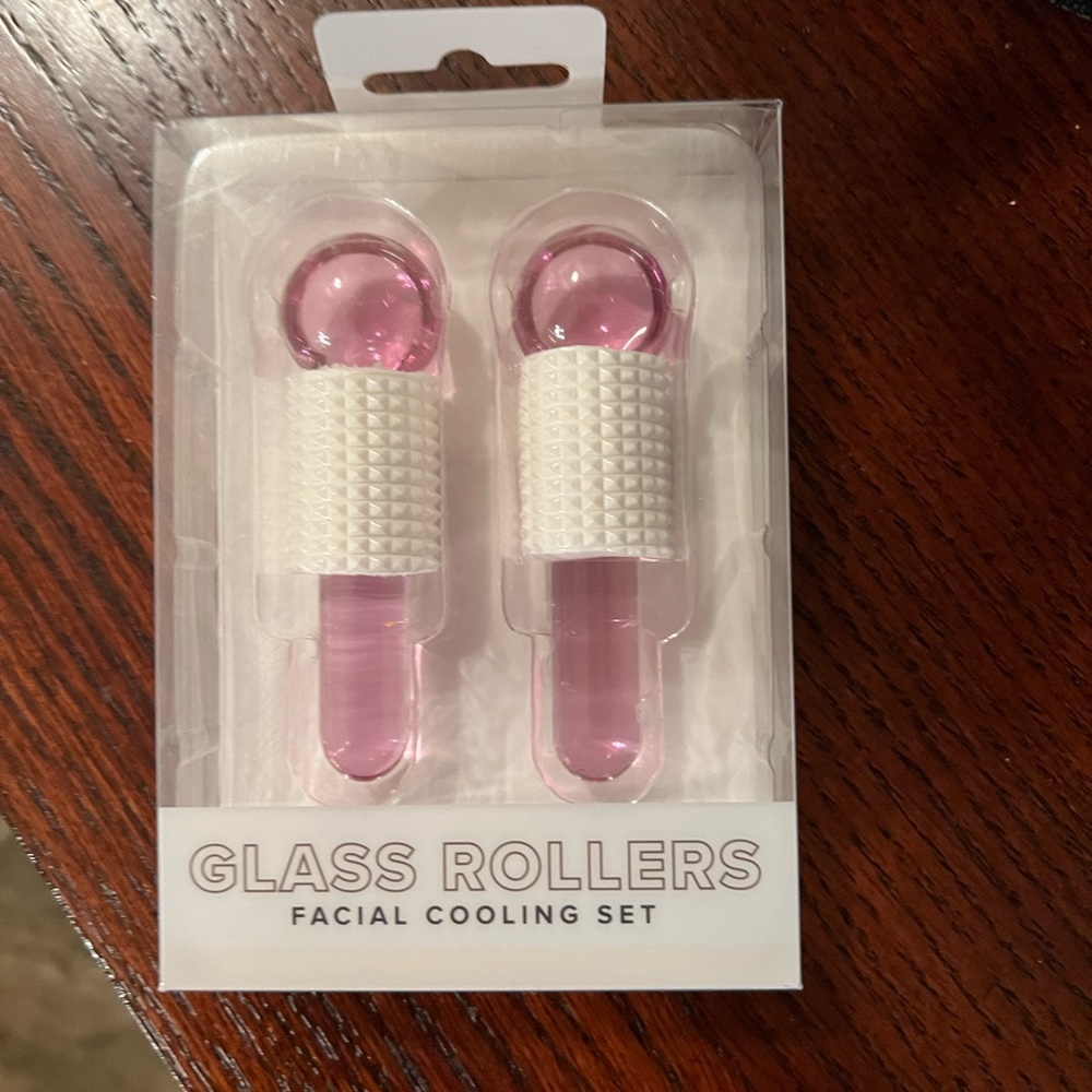 Glass facial rollers Target Bullseye